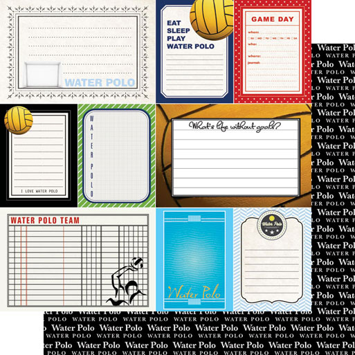 Stamping Station - Water Polo Sports Journal Paper